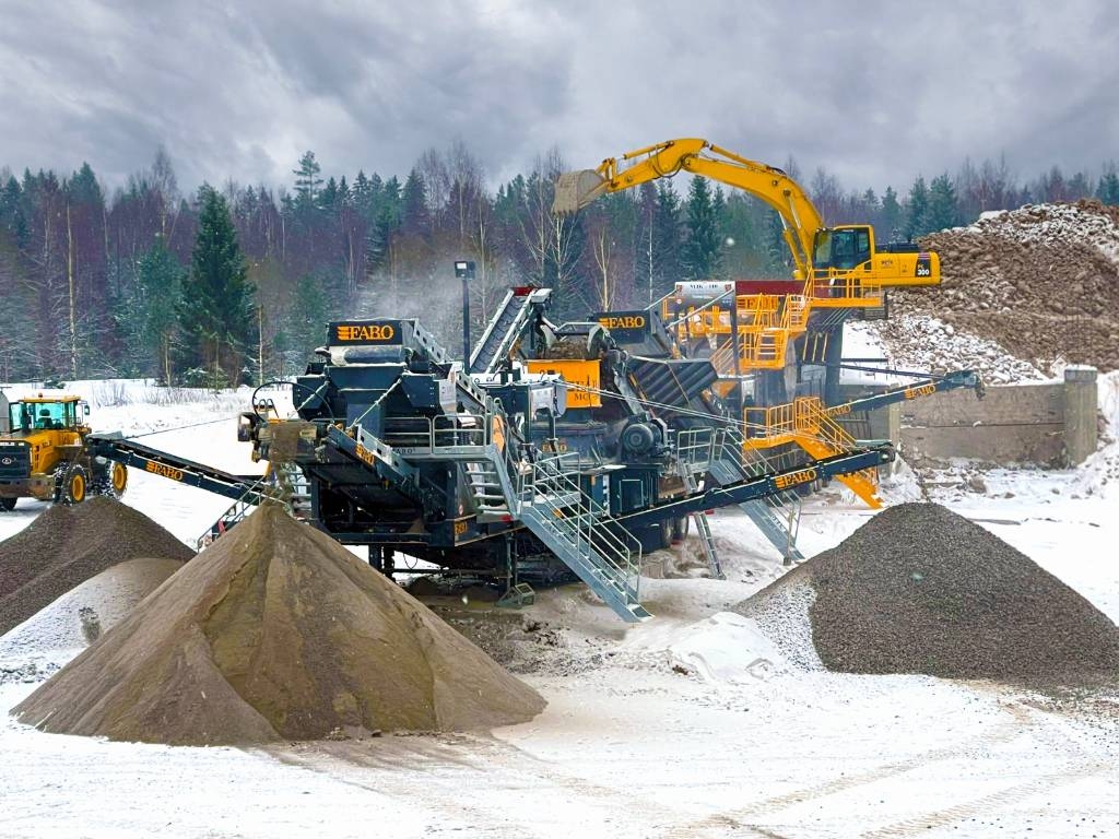 Fabo MCK-115 INSTALLATION DE CONCASSAGE ET DE CRIBLAGE Mobile crushers