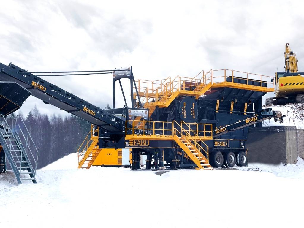 Fabo MCK-115 INSTALLATION DE CONCASSAGE ET DE CRIBLAGE Mobile crushers