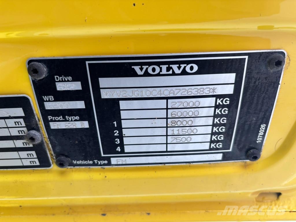 Volvo FM 420 6x2*4 Palfinger PK 18002 crane Smagās mašīnas ar celtni