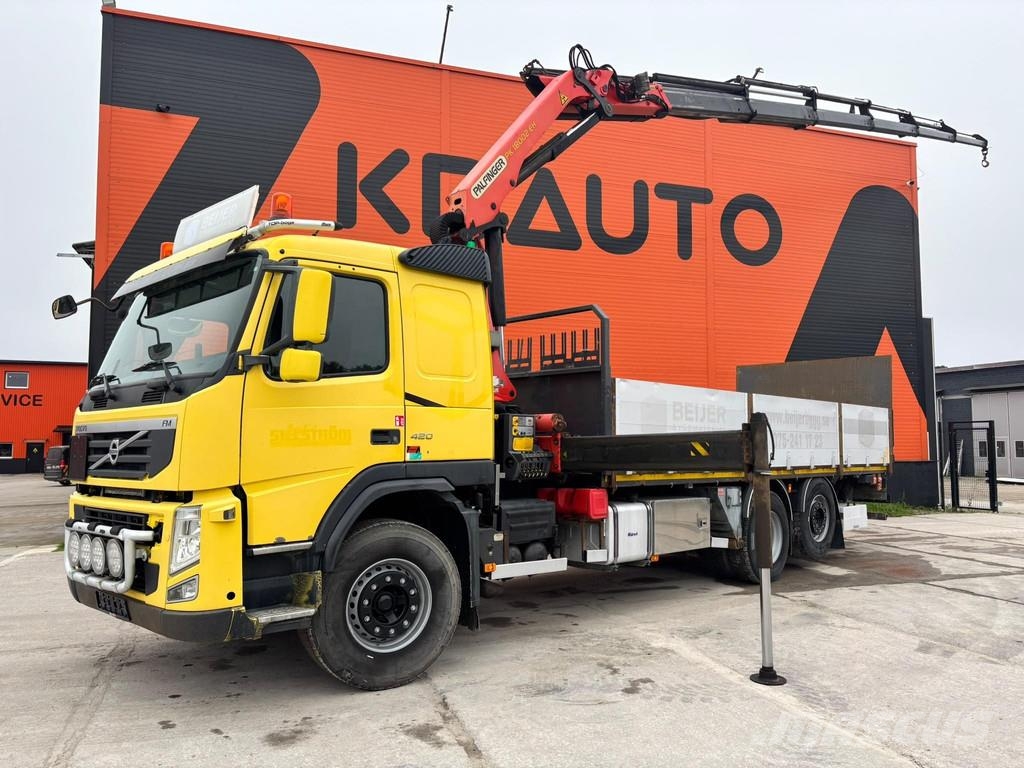 Volvo FM 420 6x2*4 Palfinger PK 18002 crane Smagās mašīnas ar celtni