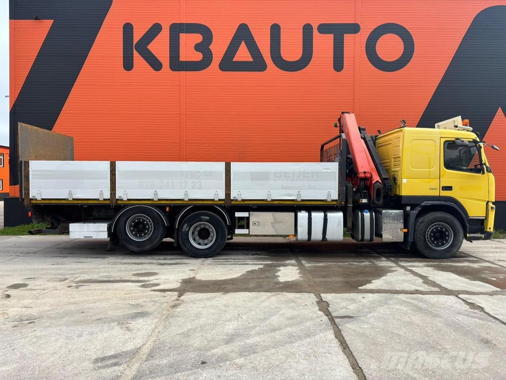 Volvo FM 420 6x2*4 Palfinger PK 18002 crane Smagās mašīnas ar celtni