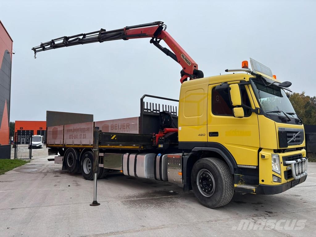 Volvo FM 420 6x2*4 Palfinger PK 18002 crane Smagās mašīnas ar celtni