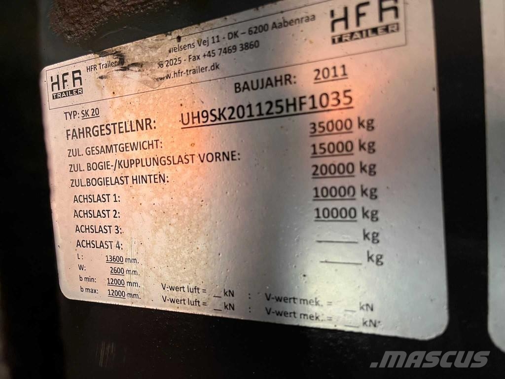 HFR SK 20 THERMOKING SLX / BOX L=13482 mm Semi remorque frigorifique