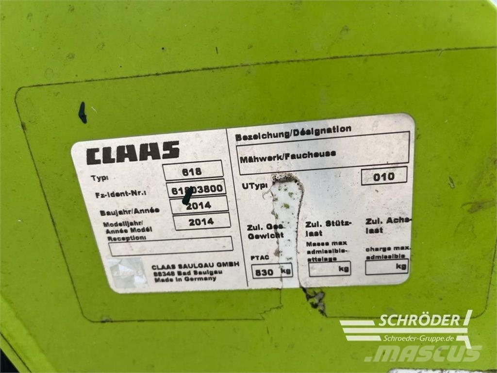 CLAAS DISCO 3100 Segadoras acondicionadoras