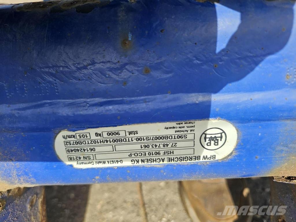 BPW HSF 9010 ECO-P Mosty, wały i osie