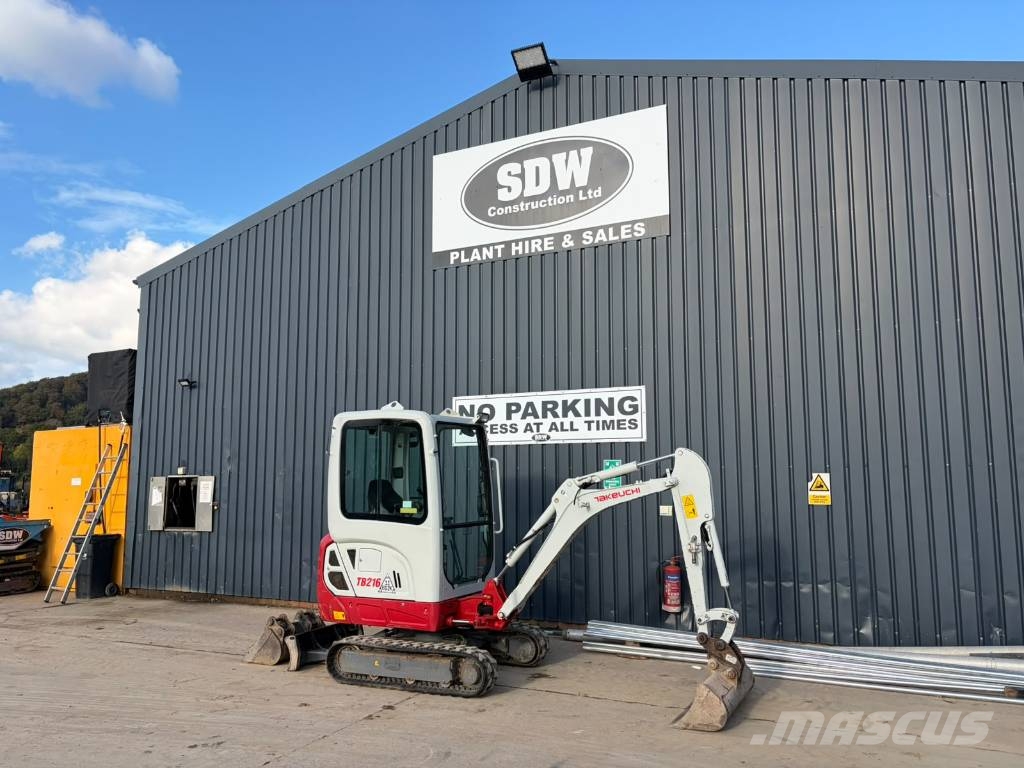 Takeuchi TB 216 Mini bagri <7t