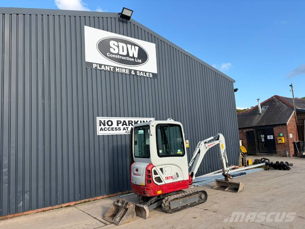 Takeuchi TB 216 Mini bagri <7t