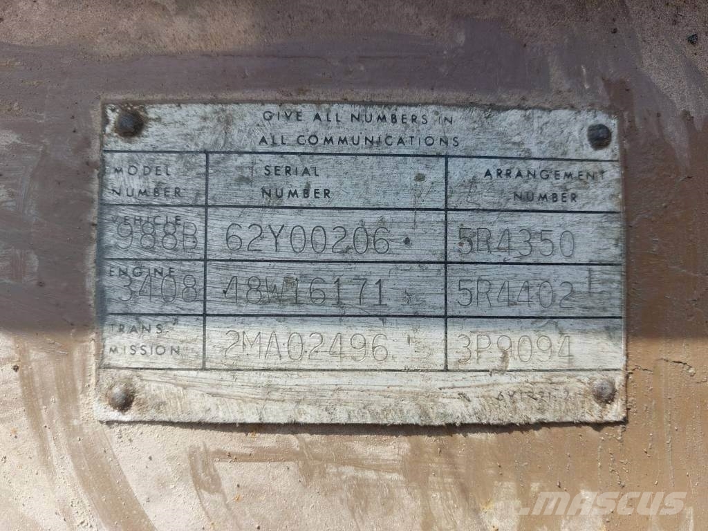 CAT 988 B 轮式装载机