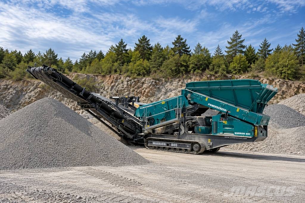 PowerScreen Warrior 800 Mobiele zeefinstallaties