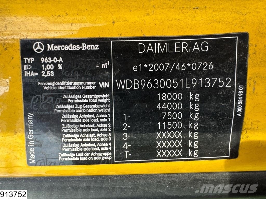 Mercedes-Benz Actros 1843 EURO 6, Kässbohrer, Combi, Supertrans مركبات النقل