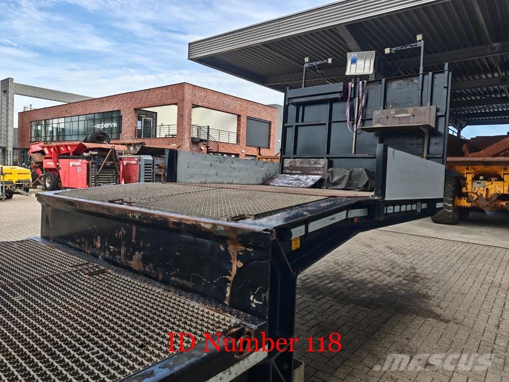 Faymonville F-S43-1ABA 3 Meter Extandable Bridge Ramps Winch! Нискотоварни полуремаркета