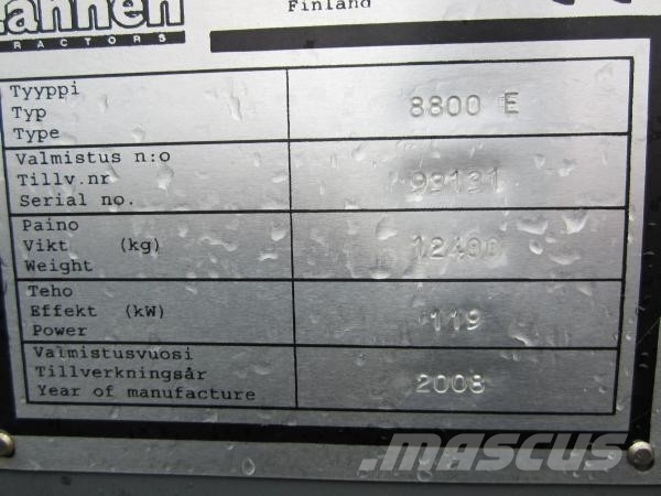 Lännen 8800 E for parts Graaf-laadcombinaties