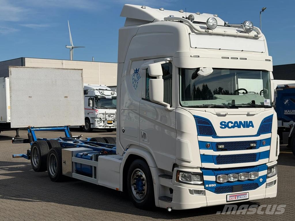 Scania R650 V8 6x2 Full Air Retarder 4.35 WB *Euro 6D* Chassis met cabine