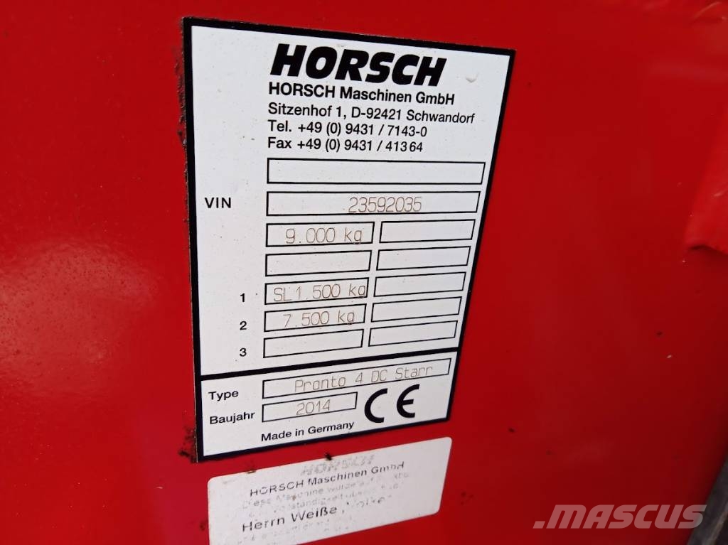 Horsch Pronto 4 DC PFF kiinteä مثاقيب