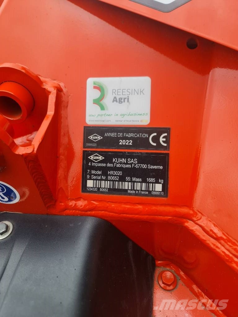 Kuhn HR3020 Grades e rototillers