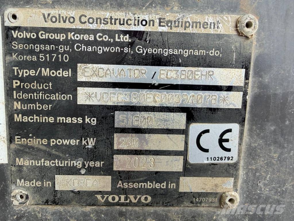 Volvo EC 380 E HR 26m Escavatori da demolizione