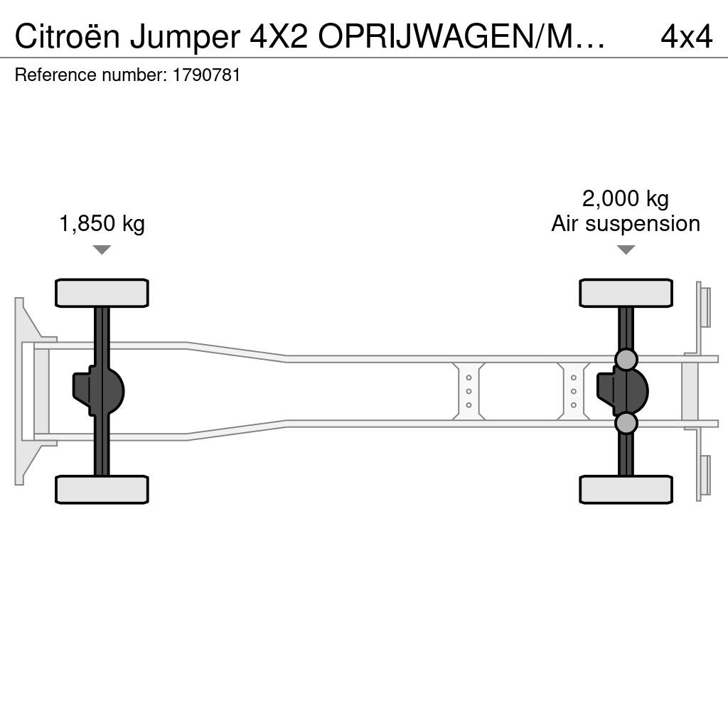 Citroën Jumper 4X2 OPRIJWAGEN/MACHINETRANSPORTE/MACHINETAX Camiones portacoches