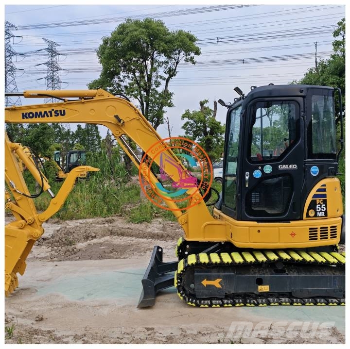 Komatsu PC 55 MR mini bagger حفارات صغيرة أقل من 7 طن (حفارات صغيرة)