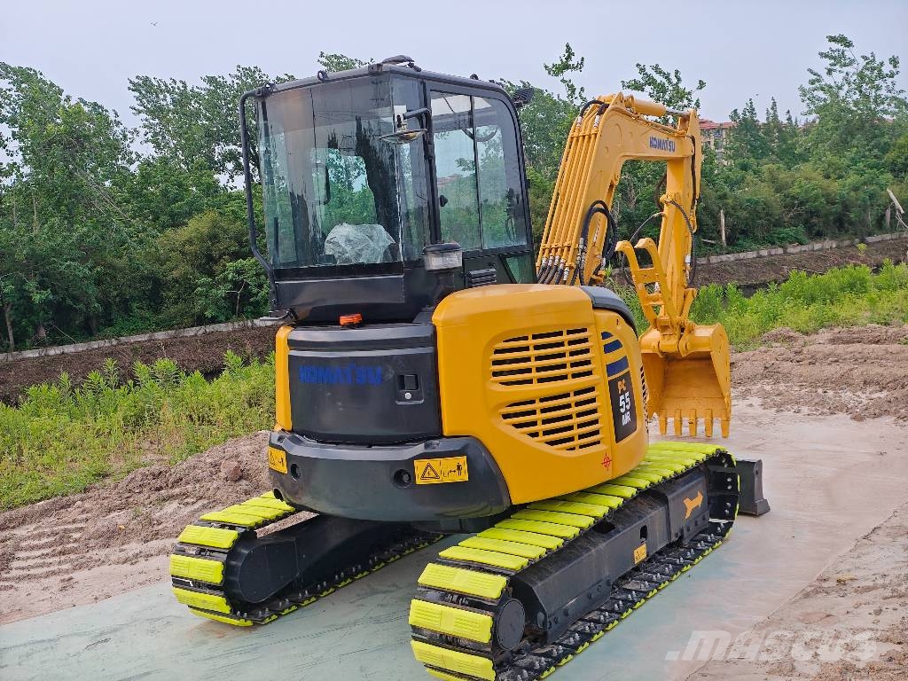 Komatsu PC 55 MR mini bagger حفارات صغيرة أقل من 7 طن (حفارات صغيرة)