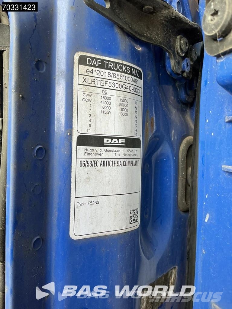DAF XG 530 XG 4X2 Special! Retarder Full-Air Hydraulic 트랙터 유닛