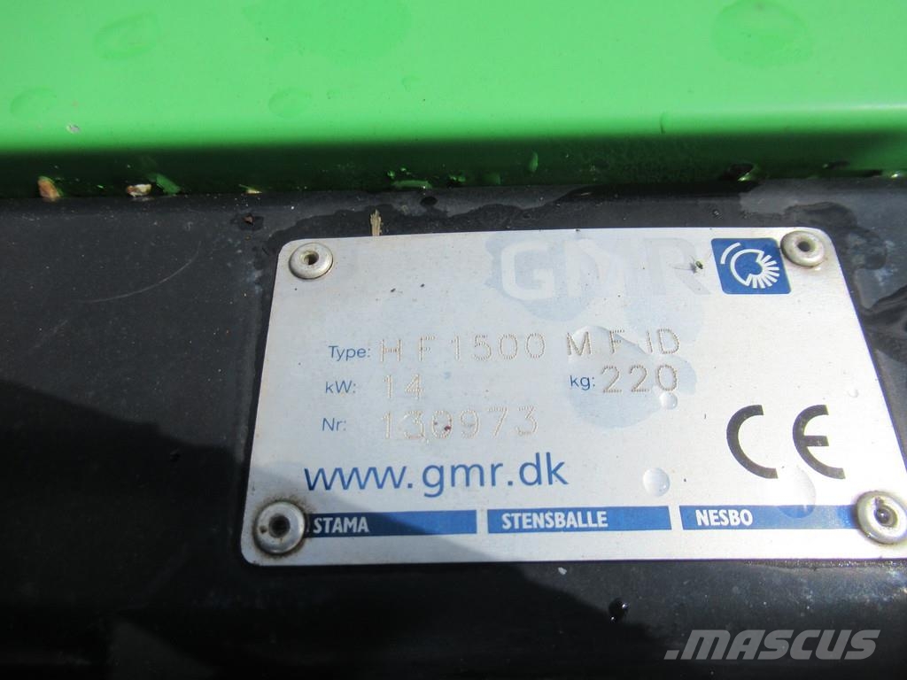 GMR Stensballe HF 1500 MF Borstel Hydraulisch Burstel Cepillos