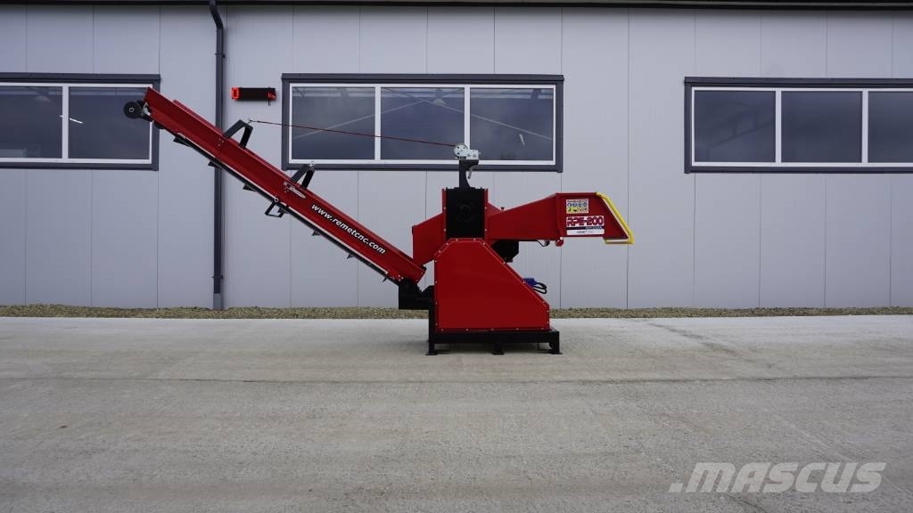 REMET Red Dragon RPE-200 ELECTRIC Koksnes šķeldotāji
