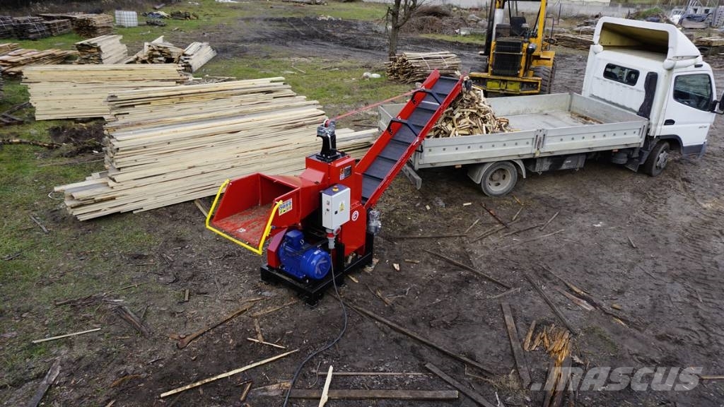 REMET Red Dragon RPE-200 ELECTRIC Koksnes šķeldotāji