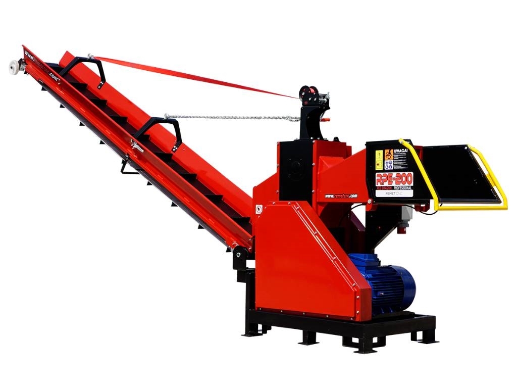 REMET Red Dragon RPE-200 ELECTRIC Koksnes šķeldotāji