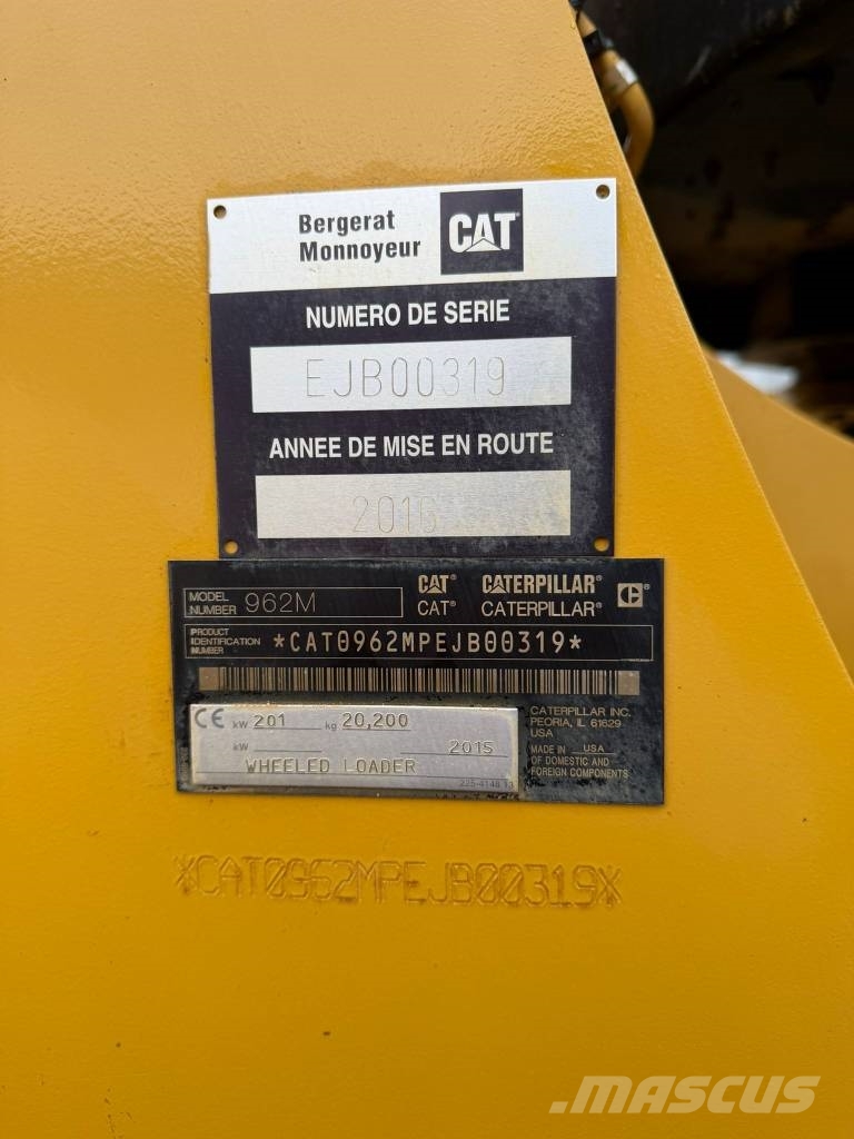 CAT 962M / Bj 2015 / Bh 12196H / 3rd Line/1*Bucket Φορτωτές με λάστιχα (Τροχοφόροι)