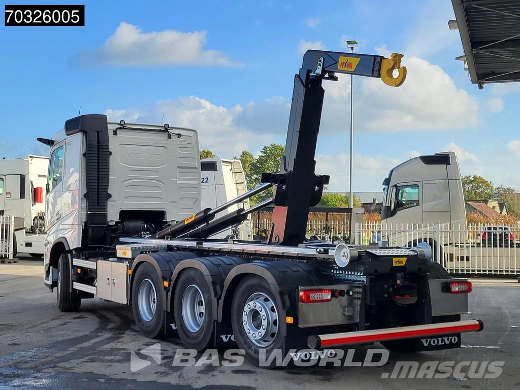 Volvo FH Aero 540 8X4 NEW! HYVA 30-62 S Heavy Durt Conta Treileri ar āķi