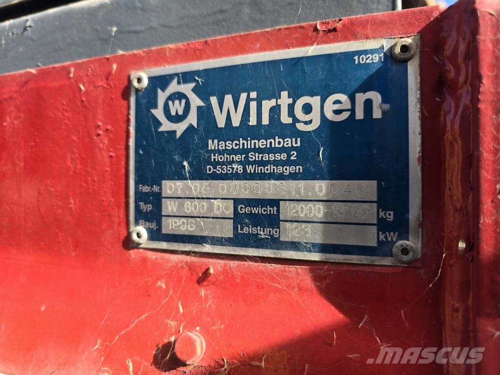Wirtgen W 600 DC FOR PARTS Asfaltudlæggere