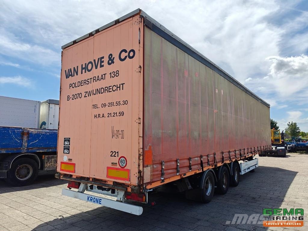 Krone SD 27 13.60 Meters - MEGA - Curtains/Roof - Drum B Poluprikolice sa ciradom