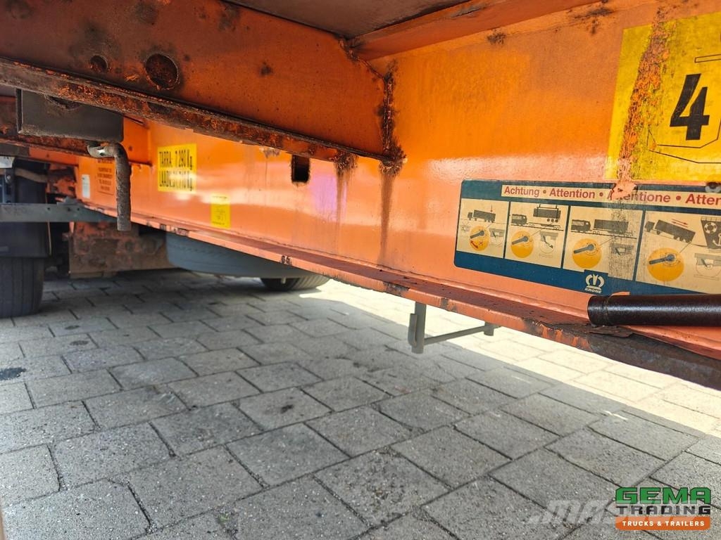 Krone SD 27 13.60 Meters - MEGA - Curtains/Roof - Drum B Poluprikolice sa ciradom
