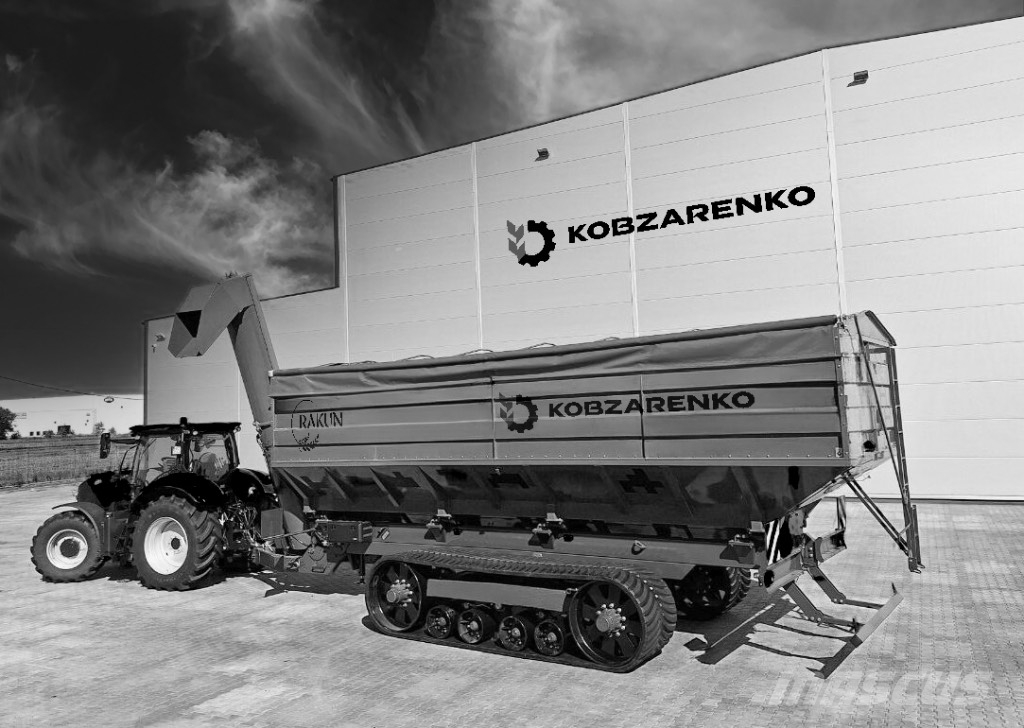 Kobzarenko PBN-50 na gąsienicach Billenő Mezőgazdasági pótkocsik