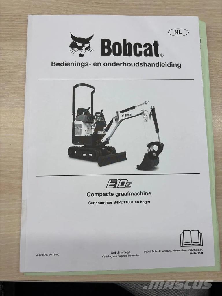 Bobcat E10Z Mini excavators < 7t (Mini diggers)