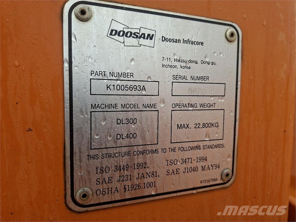 Doosan DL400 Iekrāvēji uz riteņiem