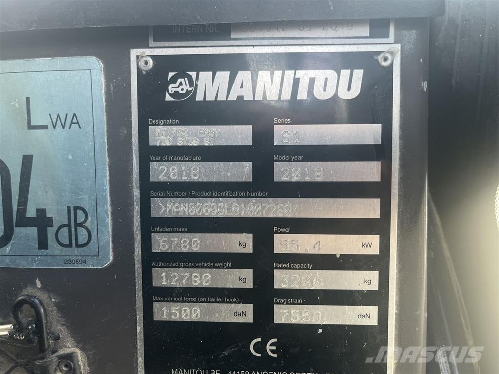 Manitou MT732 EASY COMFORT Ładowarki teleskopowe