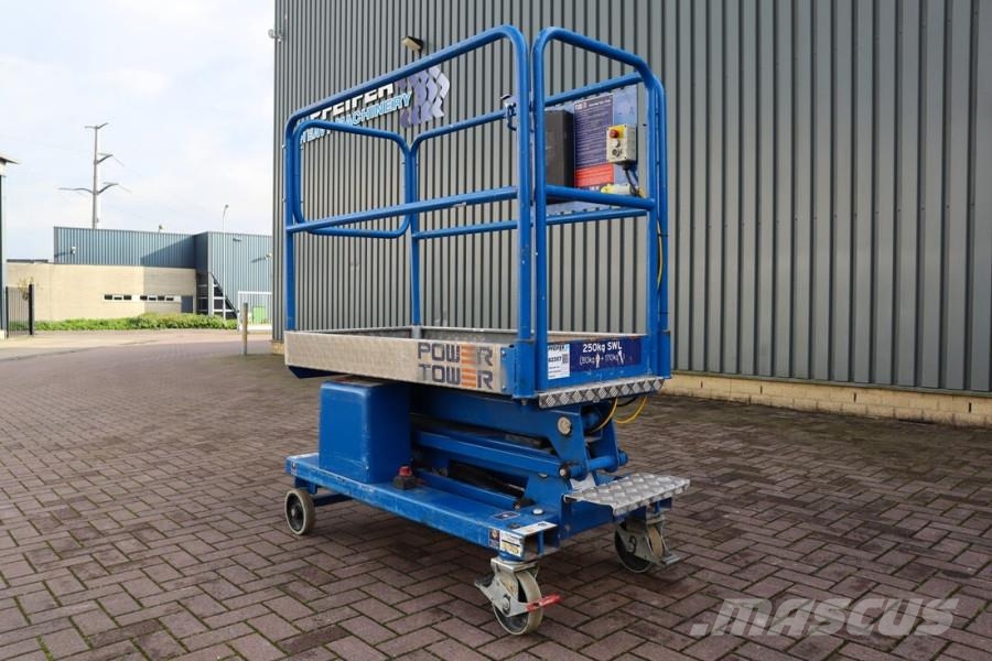 JLG Power Tower Electric, 5.10m Working Height, 250kg Plataformas con brazo de elevación manual
