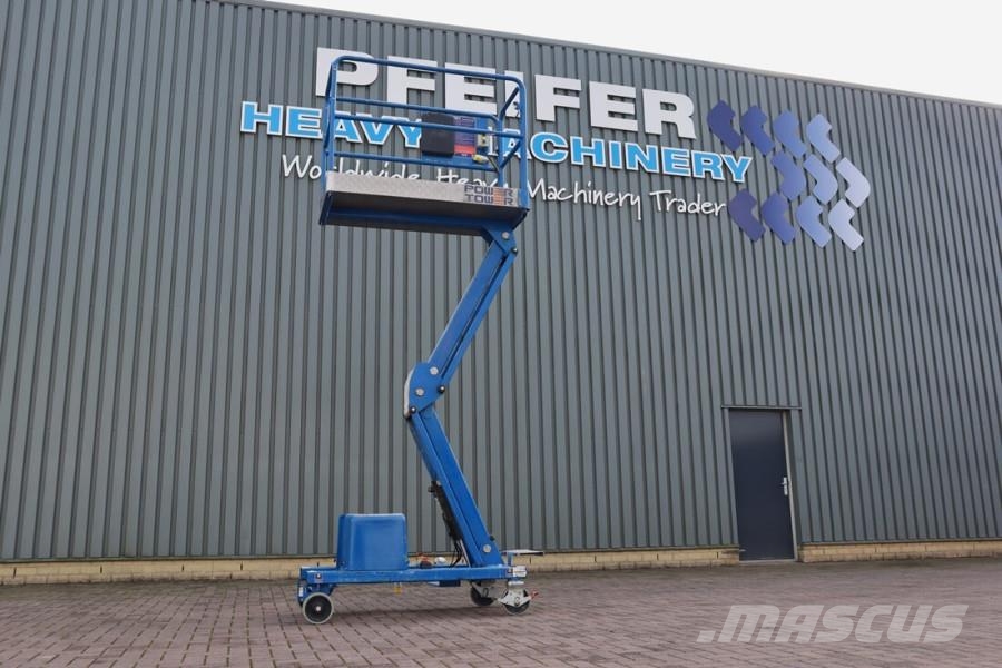 JLG Power Tower Electric, 5.10m Working Height, 250kg Plataformas con brazo de elevación manual