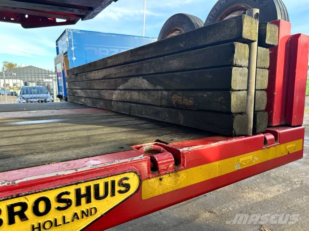 Broshuis 4AOU-23-40 SL AIR 12t axles Diepladers