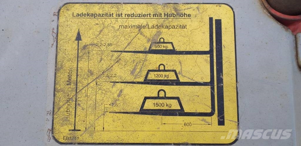  Wózek widłowy podwieszany PALFINGER F3-153 شاحنات الديزل