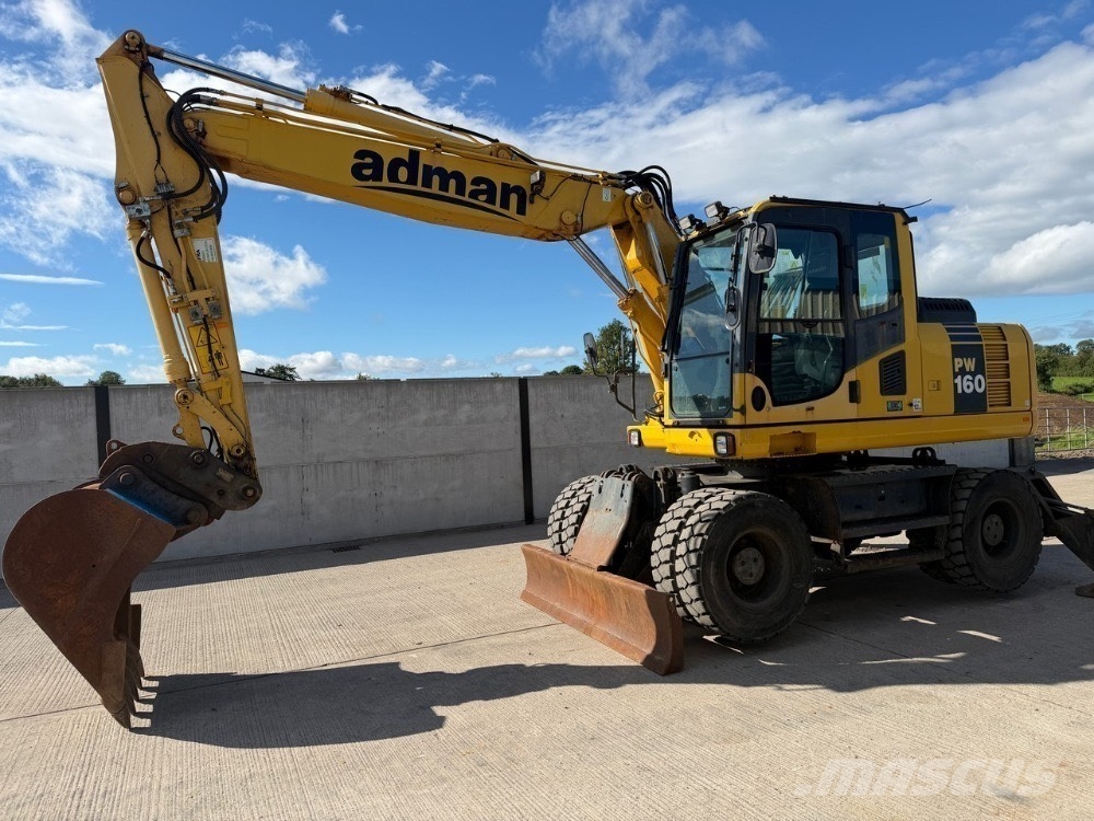 Komatsu PW160 Blade / Stabs / 3 Piece boom zx140w zx145w Pyöräkaivukoneet