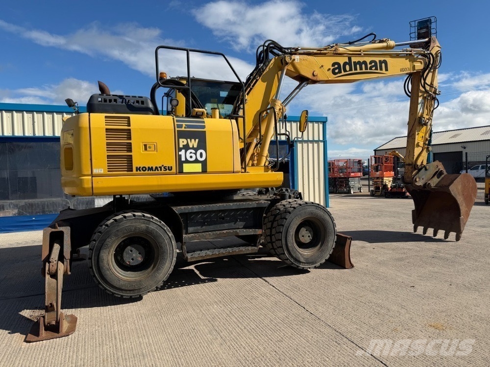 Komatsu PW160 Blade / Stabs / 3 Piece boom zx140w zx145w Pyöräkaivukoneet