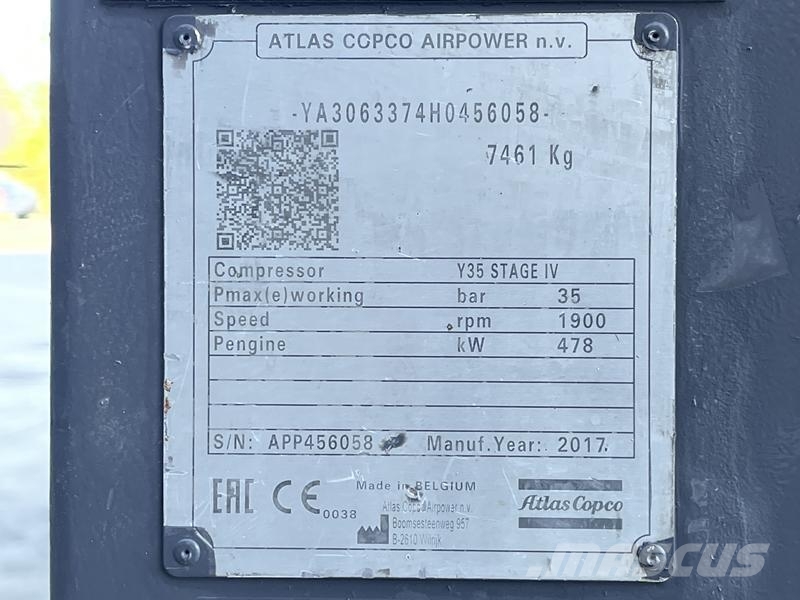 Atlas Copco Y 35 Kompressorer
