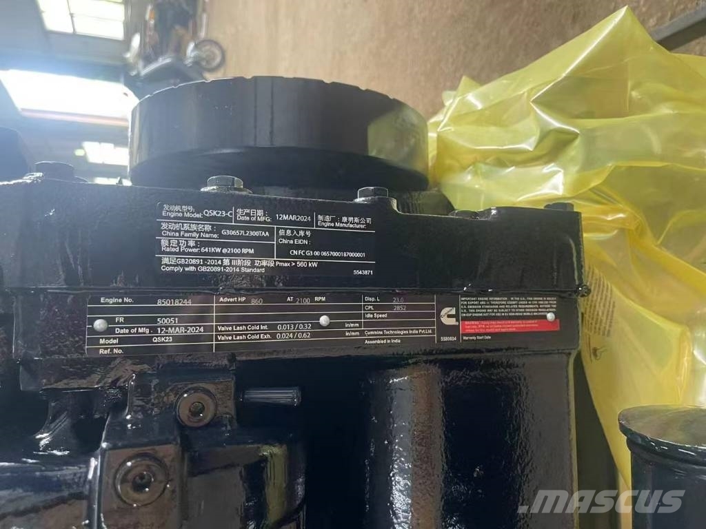 Cummins QSK23-C860 construction machinery motor Motorer