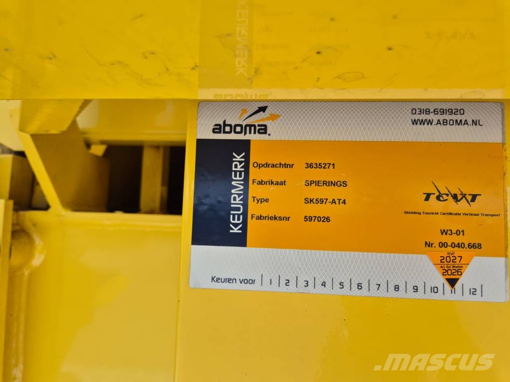 Spierings SK 597 AT4 Мачтови кранове