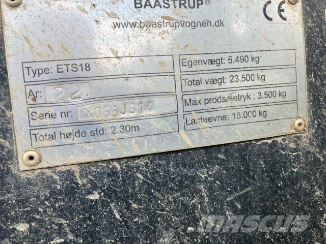 Baastrup 18T ETS ENTRP.VOGN Terreinbeheermachines - overige