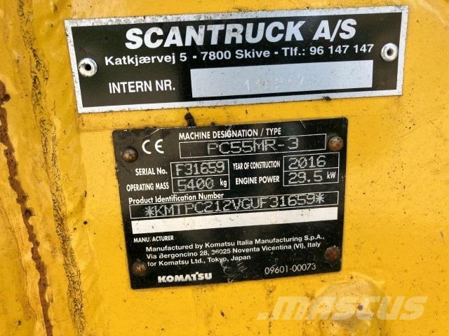 Komatsu PC55 MR-3 Εκσκαφάκι (διαβολάκι) < 7t