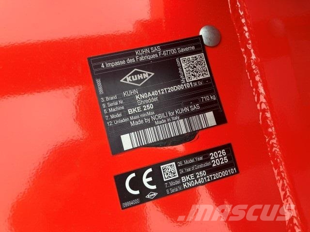 Kuhn BKE250 brakpudser Kosilice