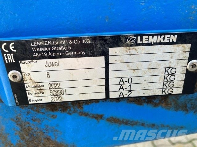 Lemken 5 FURET JUWEL 8 محاريث عكسية